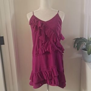 Banana Republic Flirty  Ruffleed Dress Size Small